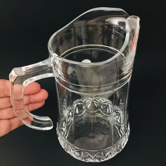 Cristal de Flandre France Fascination Jug Pitcher - Picture 5 of 8